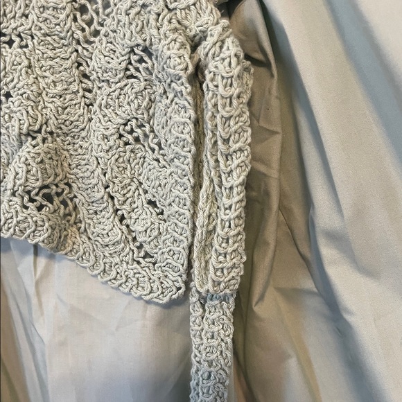 Chic Sage Crochet Accent Women's Dress - Picture 4 of 5